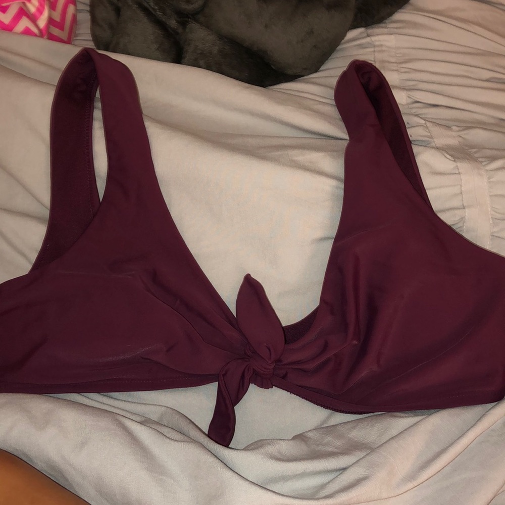 Hollister purple bikini top